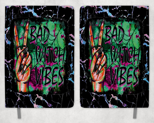 Bad Witch Vibes Printed 8 Inch  A-5 Journal