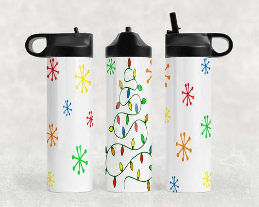 Christmas Tree Steel Water Bottle