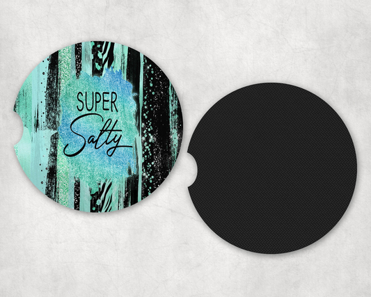 Super Salty Neoprene Car Coaster Set