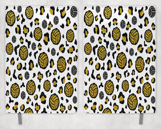 Volleyball Leopard Print Printed 8 Inch  A-5 Journal