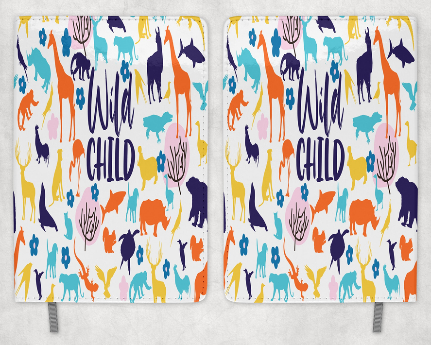 Wild ChildPrinted 8 inch A-5 Journal