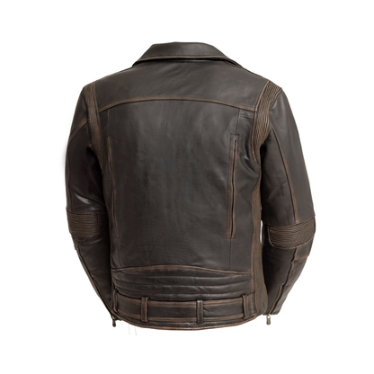 Wrath Men's Motorcycle Leather Jacket (POS)