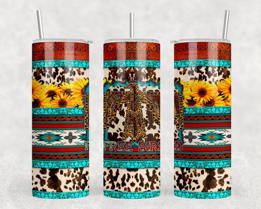 Western Thunderbird|Skinny Tumbler|Optional Bluetooth Speaker| Speaker Color Varies