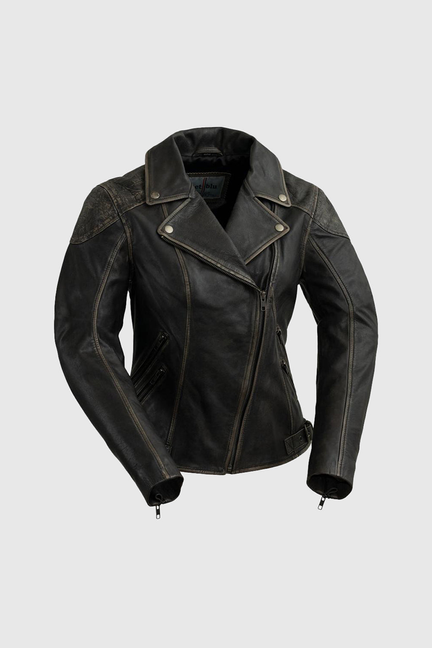 Stephanie Womens Leather Jacket