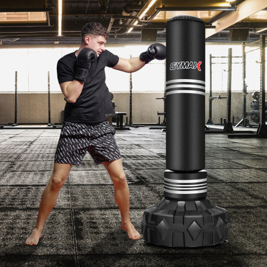 67 Inch Punching Bag with Fillable Suction Cup Base