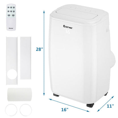 10000 BTU(Ashrae) Portable Air Conditioner with with 3 Modes and Remote Control