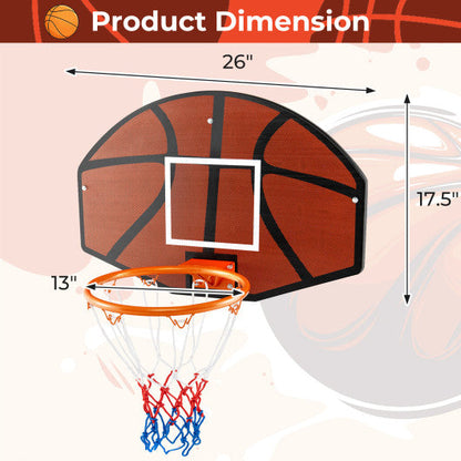 Indoor Outdoor Basketball Games with Large Shatter-proof Backboard