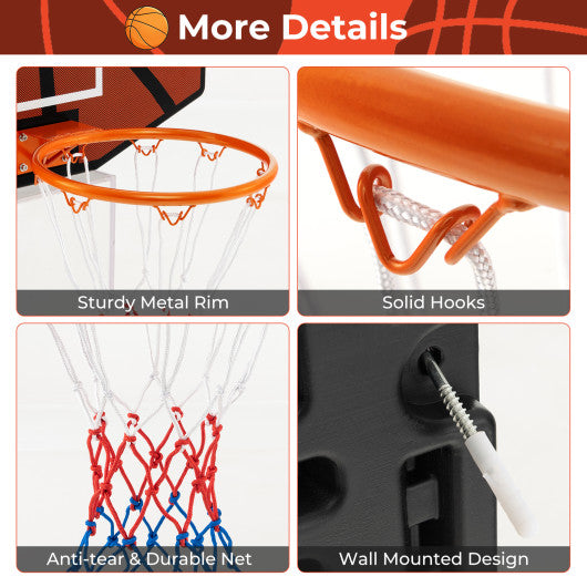 Indoor Outdoor Basketball Games with Large Shatter-proof Backboard