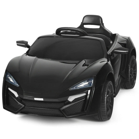 12V 2.4G RC Electric Vehicle with Lights-Black