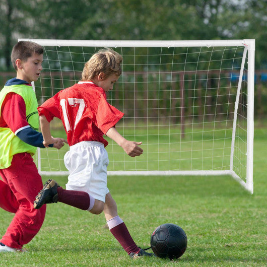 6 x 4 Feet Soccer Goal with Strong UPVC Frame