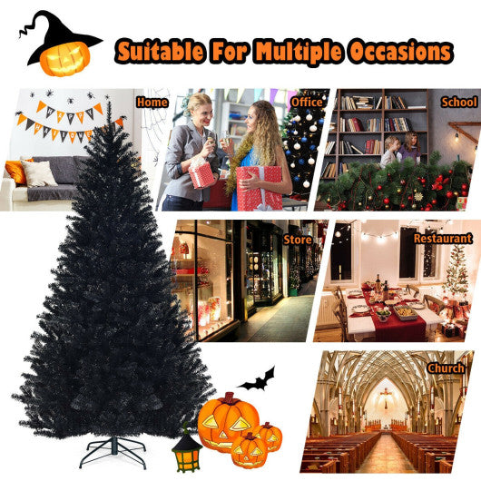 7.5 Feet Hinged Artificial Halloween Christmas Tree