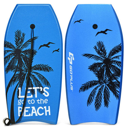 Super Lightweight Bodyboard Surfing with Leash EPS Core Boarding-M