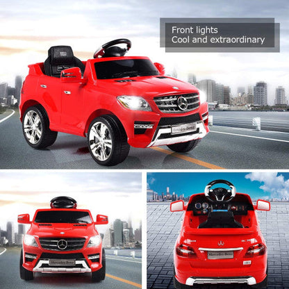 6V Mercedes Benz Kids Ride on Car with MP3+RC-Red