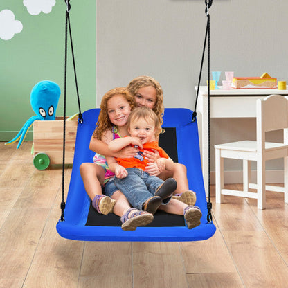 700lb Giant 60 Inch Platform Tree Swing for Kids and Adults-Blue