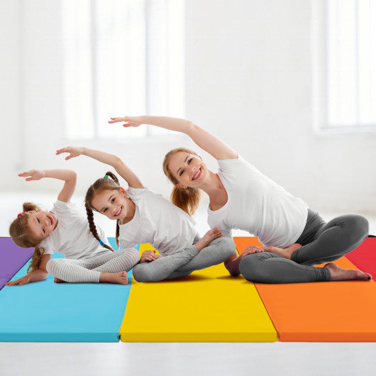 5-Panel Folding Gymnastics Mat for Kids