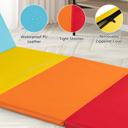 5-Panel Folding Gymnastics Mat for Kids