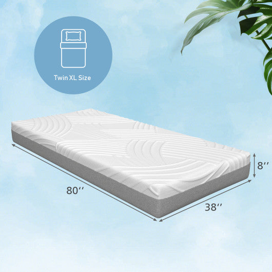 Bed Mattress Gel Memory Foam Convoluted Foam for Adjustable Bed-8 inches