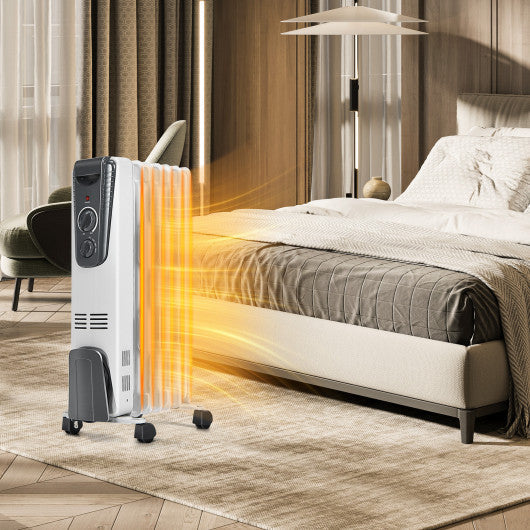 1500W Electric Space Heater with Adjustable Thermostat