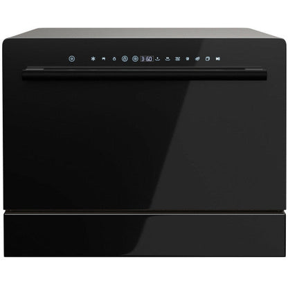 6 Place Setting Built-in or Countertop Dishwasher Machine with 5 Programs