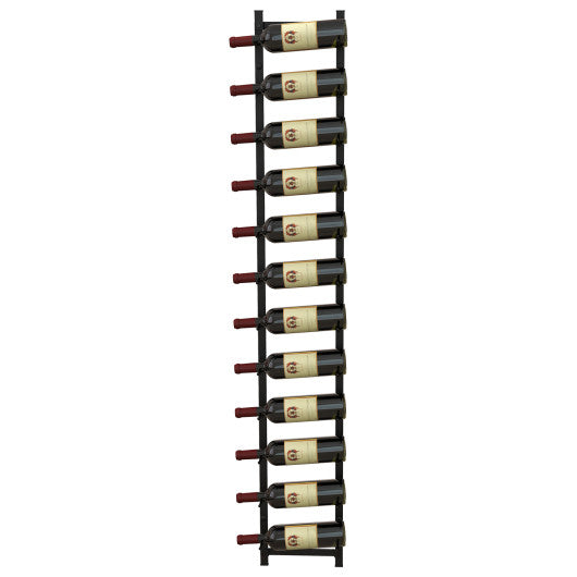 6/9/12-Bottle Rustproof Wall-Mounted Wine Rack-XL