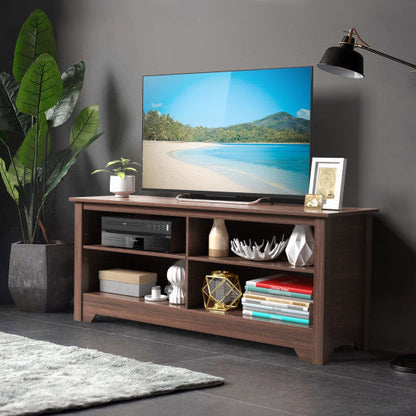 58 Inch Wooden Entertainment Media Center TV Stand