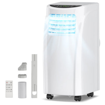 8000 BTU Portable Air Conditioner with Sleep Mode and Dehumidifier Function