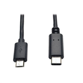 Tripp-Lite Cable U040-006-Micro USB2.0 Cable USB Micro-B Male to USB Type-C Male 6 feet