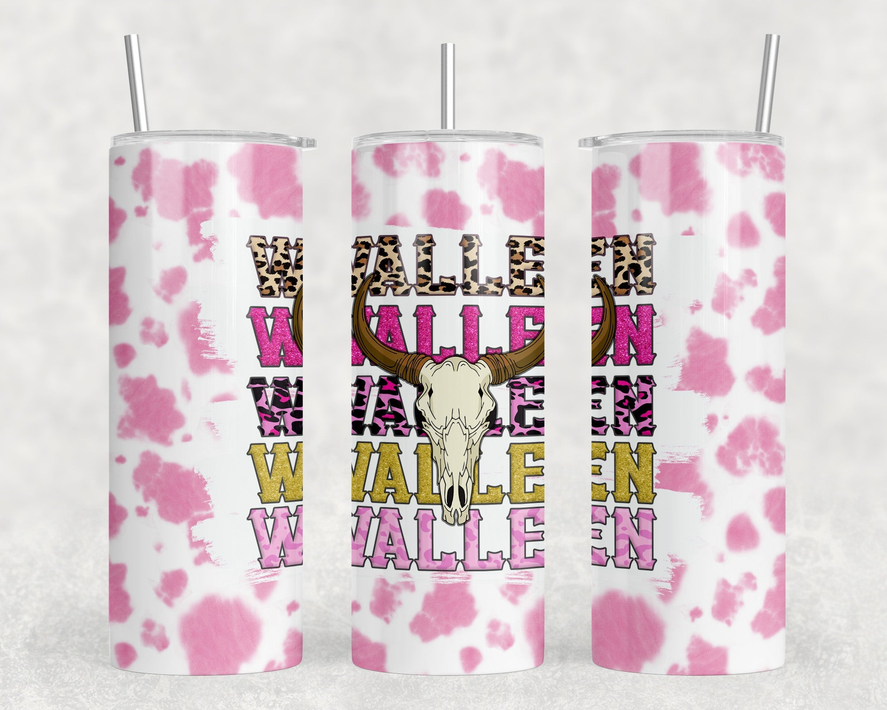 Wallen|Skinny Tumbler|Optional Bluetooth Speaker| Speaker Color Varies