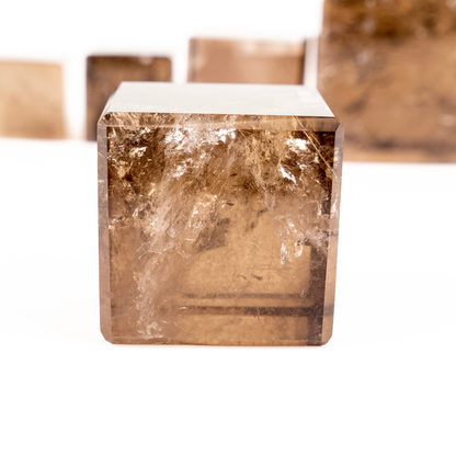 Smoky Quartz Cube