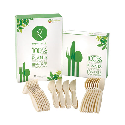 Repurpose Plant Base High Heat Utensils Set - Case Of 20 - 24 Count