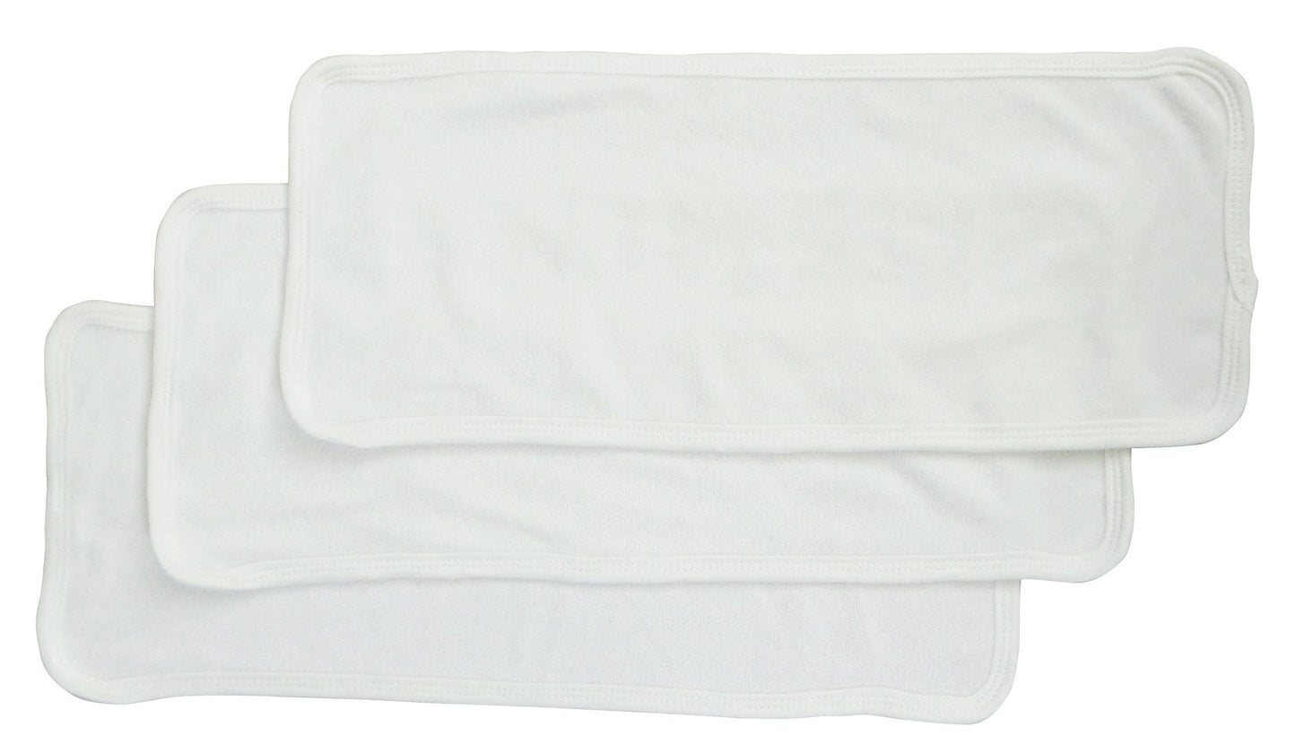 Baby Burpcloth With White Trim (pack Of 3)