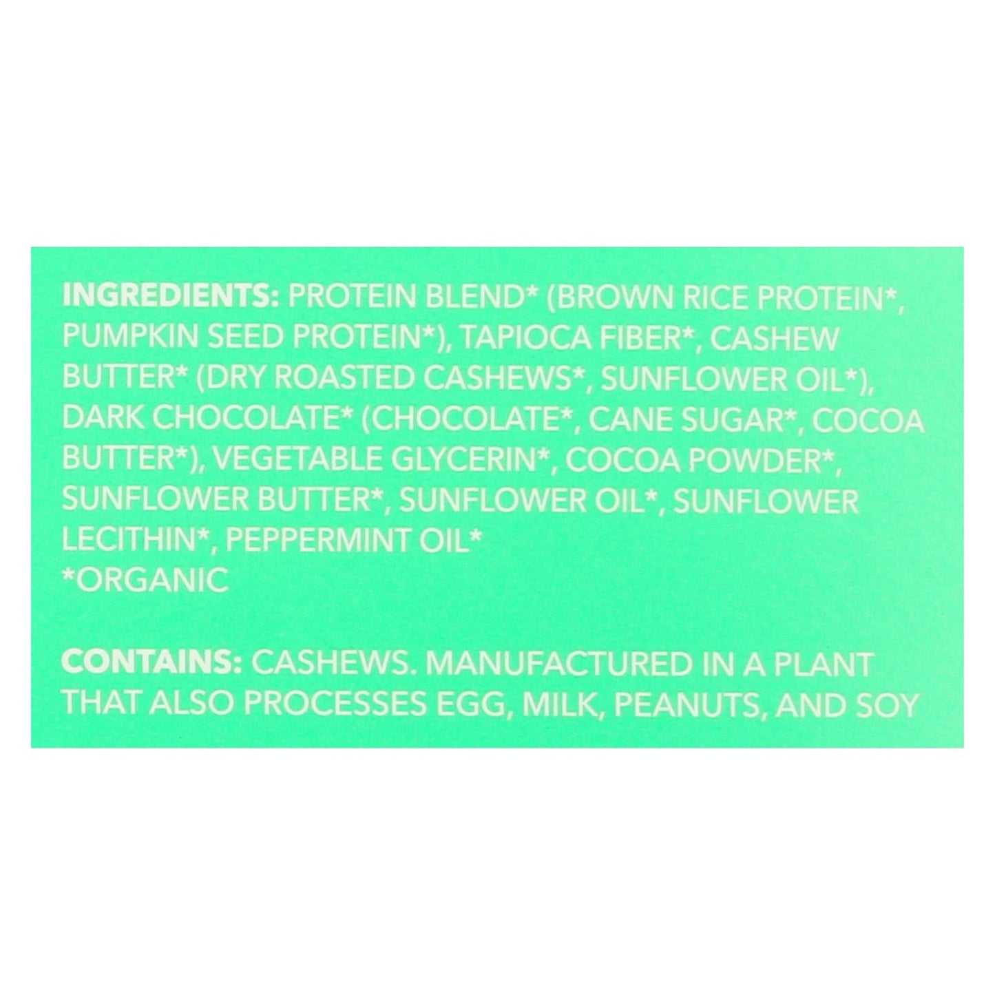 Aloha - Plt Protein Bar Chocolate Mint - Case Of 12-1.98 Oz