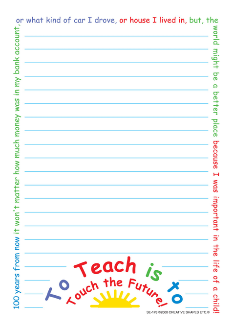 Large Lined Notepad