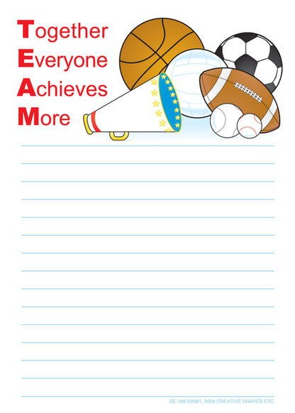 Large Lined Notepad