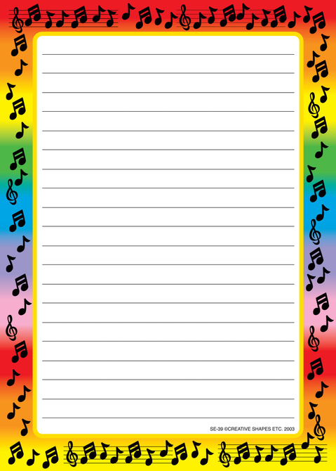 Large Lined Notepad