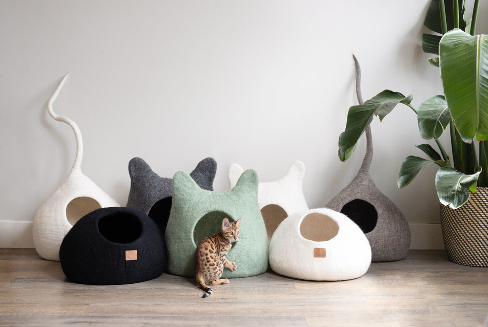 Whimsical Cat Ear Cave Bed