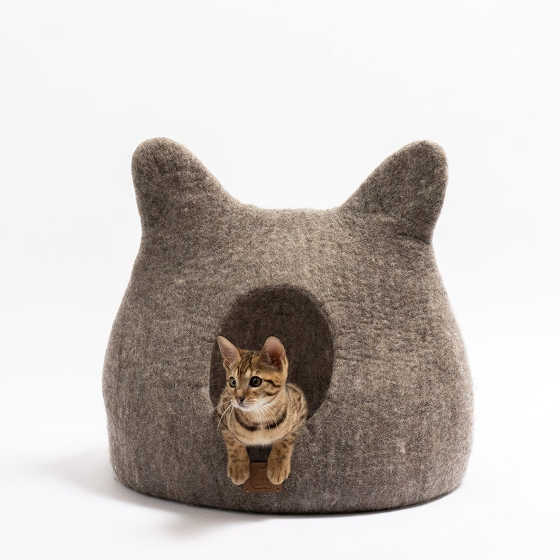 Whimsical Cat Ear Cave Bed