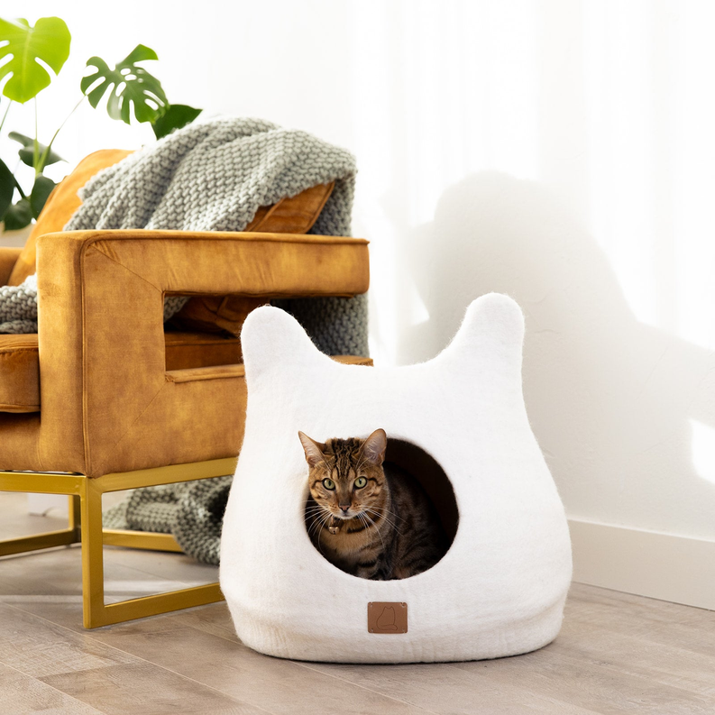 Whimsical Cat Ear Cave Bed