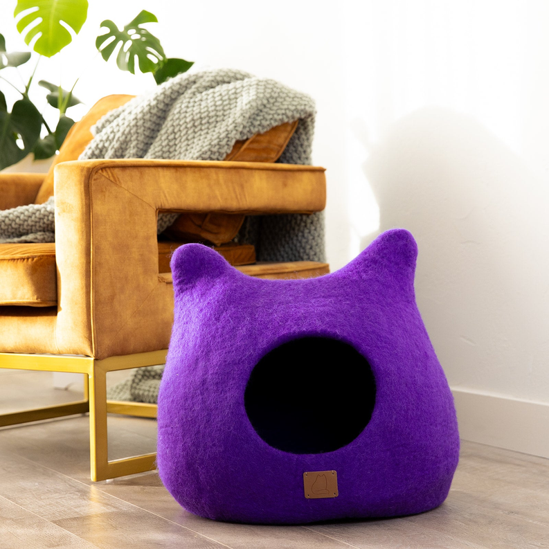 Whimsical Cat Ear Cave Bed