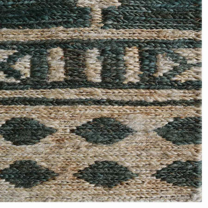 Rugsotic Carpets Hand Knotted Sumak Jute Eco-friendly Area Rug Contemporary