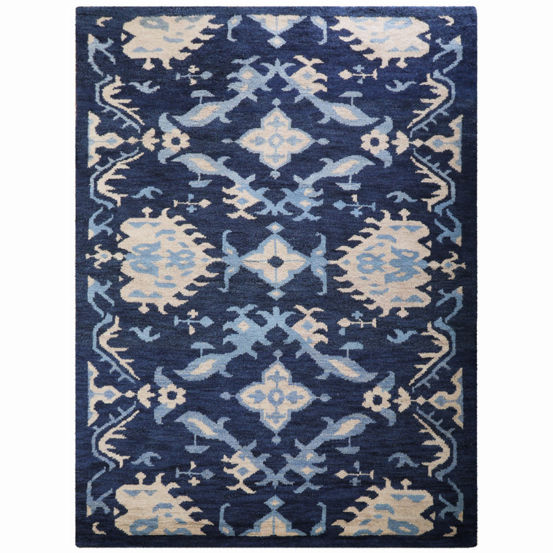 Rugsotic Carpets Hand Knotted Wool Area Rug Floral