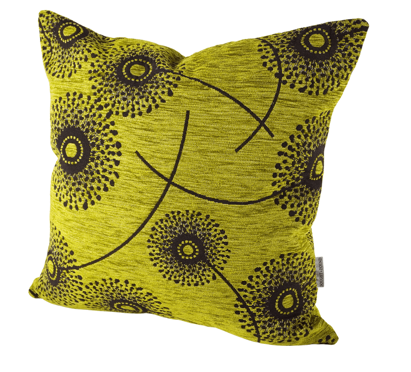 Meadow Allium Throw Pillow