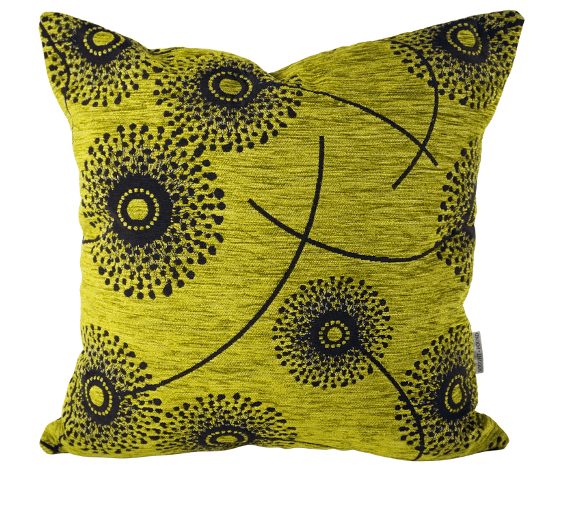 Meadow Allium Throw Pillow