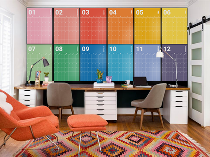 Rainbow Wall Planner