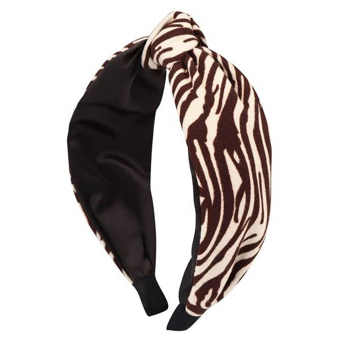 ZEBRA PRINT HAIR CLASP