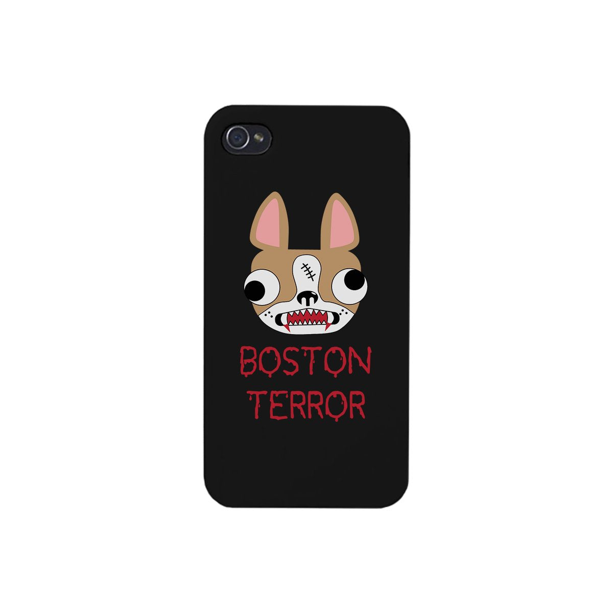 Boston Terror Terrier Black Phone Case