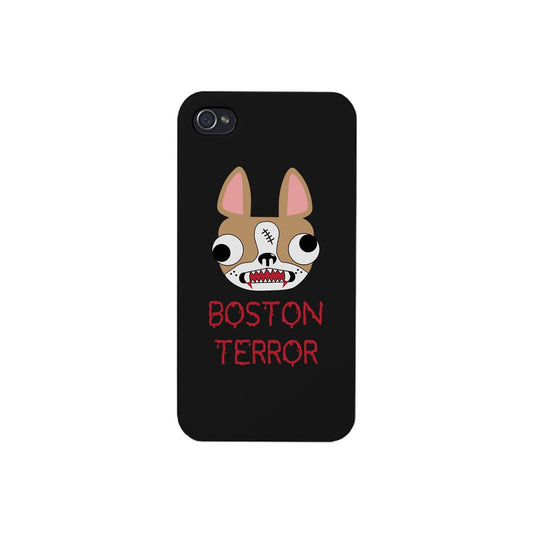 Boston Terror Terrier Black Phone Case