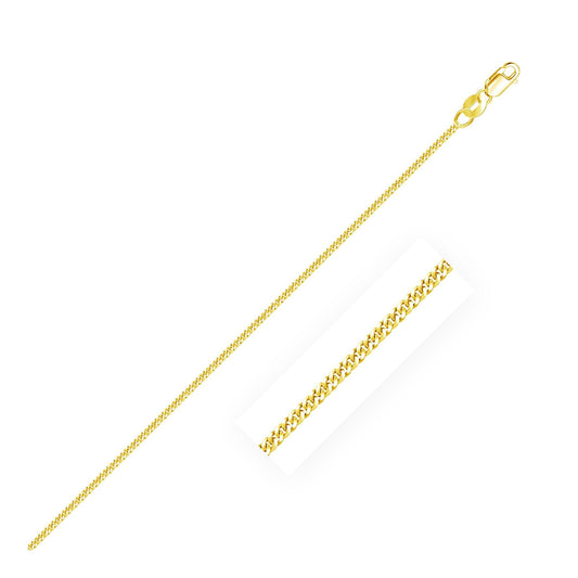 10k Yellow Gold Gourmette Chain 1.5mm