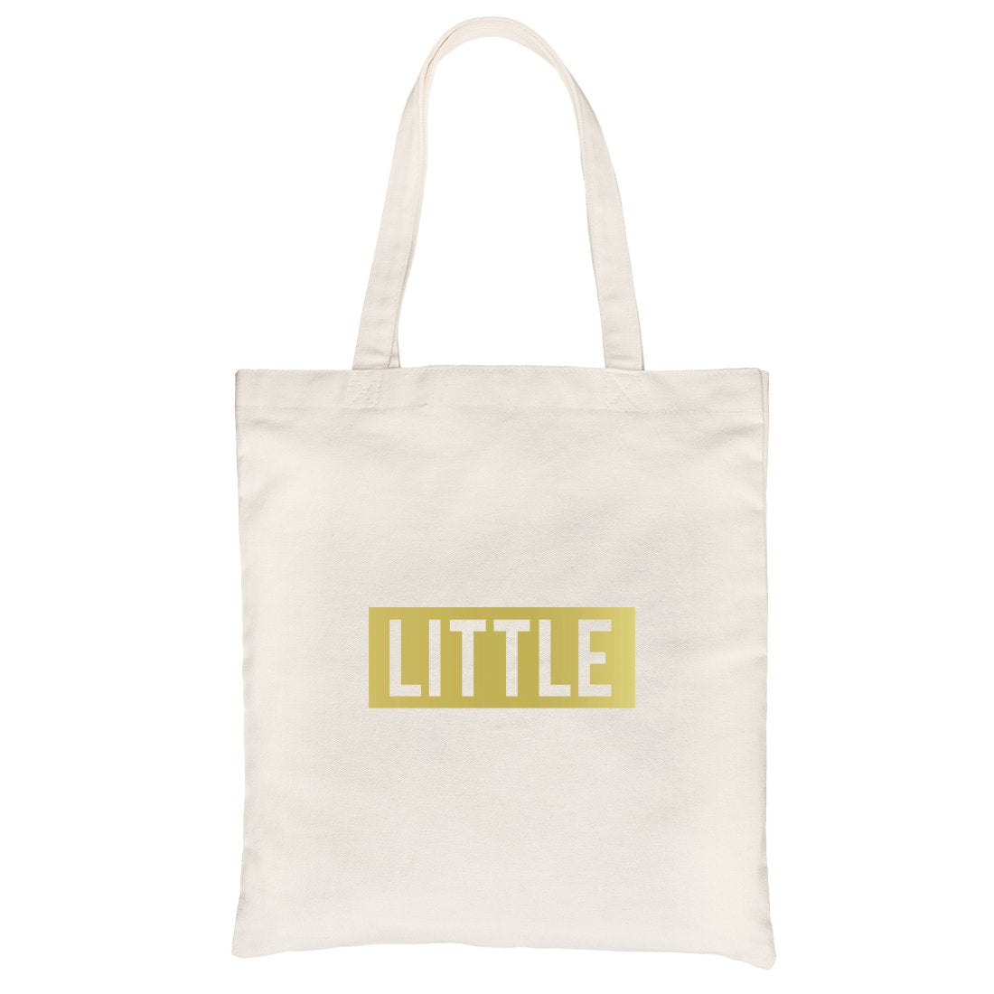 Big Little Boxed-GOLD Canvas Shoulder Bag Powerful Perfect Sorority