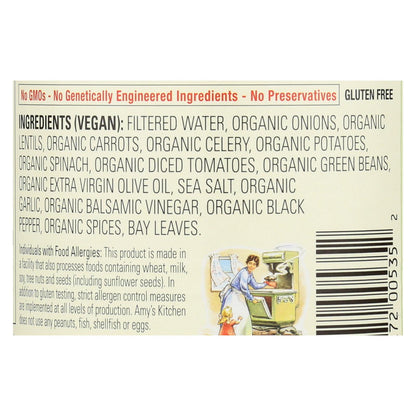 Amy's - Organic Lentil Vegetable Soup - Case Of 12 - 14.5 Oz